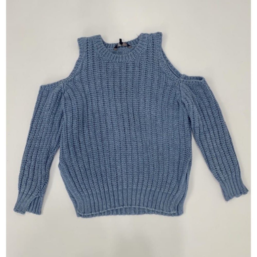 BCBG MAXAZRIA KNIT BLUE SWEATER
